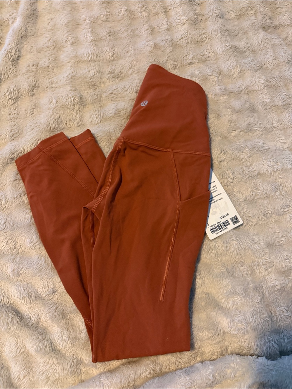 lululemon athletica  Rust Orange Leggings